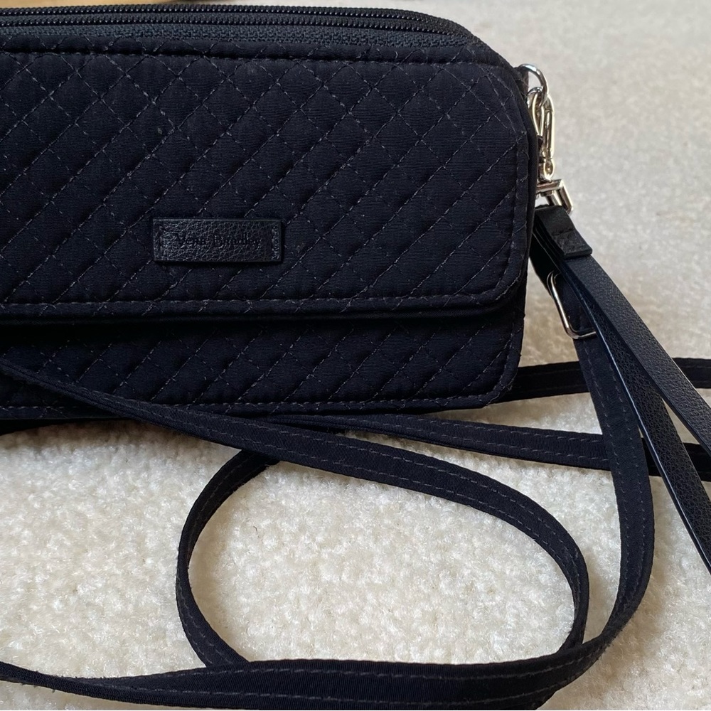 Vera Bradley black crossbody all in one